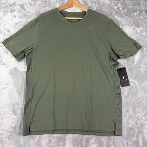 TITIN Men's Frosted Wave Performance Tee Shirt Large Agave Green Active Stretch